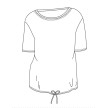Temps Danse Agathe loose Fit T-Shirt wit