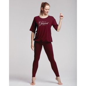 Temps Danse Agathe I Am Dancer Dans T-Shirt Losse Pasvorm