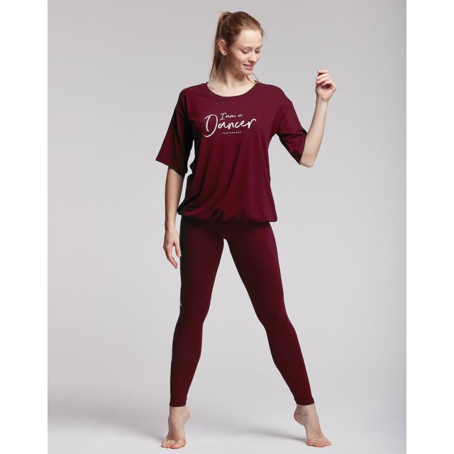 Temps Danse Agathe I Am Dancer Dans T-Shirt Losse Pasvorm