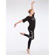 Temps Danse Agathe I Am Dancer T-Shirt zwart zijkant