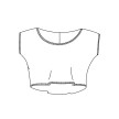 Temps Danse Agile Dans Crop Top patroon