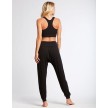 Temps Danse Ricky Ribbed Harem Pants zwart achter