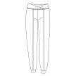 Temps Danse Achille Dames Losse Viscose Pants patroon