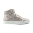 Portdance PDHH 003 unisex danssneakers voor hiphop luipaardprint zijkant