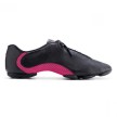 Bloch danssneakers Amalgam leer mesh splitzool roze zijkant 