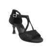 Portdance PD507 Dansschoenen Nubuck met Zwart Strass 50mm