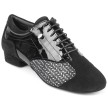 Portdance PD033 Heren Dansschoenen Lakleer zwart-wit