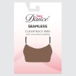 Silky Dance Clear Back Bra BH-Top beige