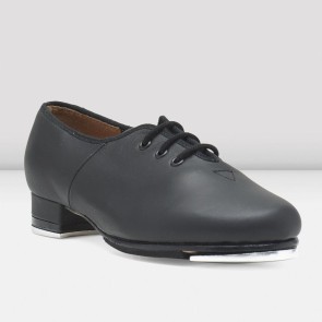 Bloch S0301L jazz tapschoenen voor dames zwart leer bovenkant