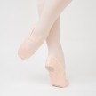Papillon zalmroze balletschoenen met splitzool