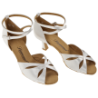 Diamant 141-077-092-Y dames latin dansschoenen wit satijn