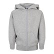 Urban Classics Jongens Hoodie met rits grijs voor