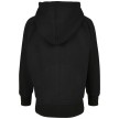  Urban Classics Jongens Hoodie met rits zwart achter