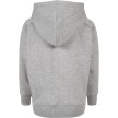 Urban Classics Jongens Hoodie met rits grijs achter