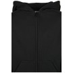 Urban Classics Jongens Hoodie met rits zwart rits