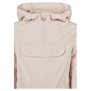 Urban Classics Basic pullover-jas voor meisjes roze