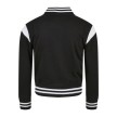 Urban Classics Meisjes Bomberjack zwart wit achterkant