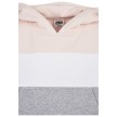 Urban Classics Oversized Driekleurige Hoodie voor meisjes