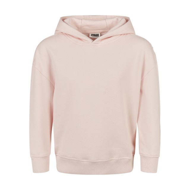 Urban Classics UCK2984 Hoodie voor Meisjes Lichtroze voorkant