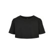Urban Classics UCK1555 Meisjes T-shirt Kort Kimono zwart voor