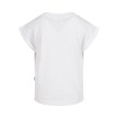 Urban Classics UCK2983 Meisjes T-shirt van Biologisch Katoen wit achterkant