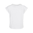 Urban Classics UCK2983 Meisjes T-shirt van Biologisch Katoen wit voorkant