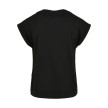 Urban Classics UCK2983 Meisjes T-shirt van Biologisch Katoen zwart achterkant