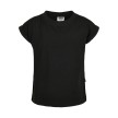 Urban Classics UCK2983 Meisjes T-shirt van Biologisch Katoen zwart voorkant