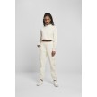 Urban Classics TB4563 Dames Cargo-joggingbroek met Hoge Taille wit
