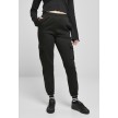 Urban Classics TB4563 Dames Cargo-joggingbroek met Hoge Taille zwart voorkant