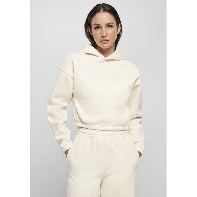 Ladies Short Oversized Sweat Hoody
