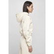 Urban Classics Dames Korte Sweathoodie wit rechterkant