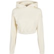 Urban Classics Dames Korte Sweathoodie model voorkant