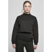 Urban Classics TB4560 Dames Korte Trui met Hoge Kraag
