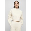 Urban Classics Dames Cropped Oversized Sweat High Neck Crew