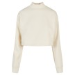 Urban Classics Dames Cropped Oversized Sweat High Neck Crew