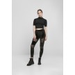 Urban Classics TB4547 Dames Velvet en Mesh Legging