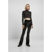 Urban Classics Dames High Waist Velvet Boot Cut Leggings