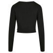 Urban Classics Dames Organic Cropped Longsleeve