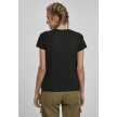 Urban Classics Dames Basic Box T-shirt zwart achterkant