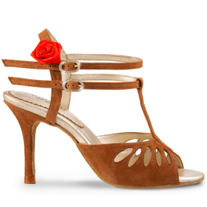 Rummos Tango Pasión Bruin Nubuck tangoschoen