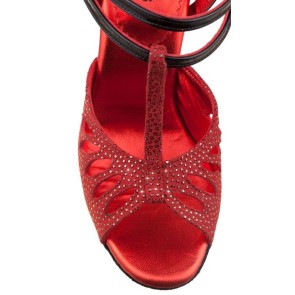 Rummos Tango Pasión GalRed & Black met lederen zool