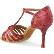 Rummos Elite Karina Rood Snake achter salsa schoenen