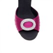 Rummos Elite Cleopatra Fucsia Satijn Dames dansschoenen