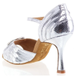 Rummos Elite Cleopatra Zilver Snake Dames dansschoenen Ledere zool