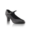 Capezio 650 character dansschoenen Student Footlight zwart 5cm hak