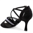 Rummos Elite Doris Dames Latin Dansschoenen zwart achter