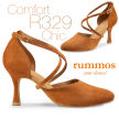 Rummos R329 026 Bruin Nubuck Dames Ballroom dansschoenen