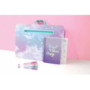 Make it Real Pastel Laptafeltje & Notitieboek met pennen