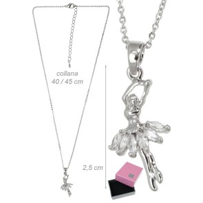 Alista Dancer Basics  B32311 Ketting met Ballerina Hanger